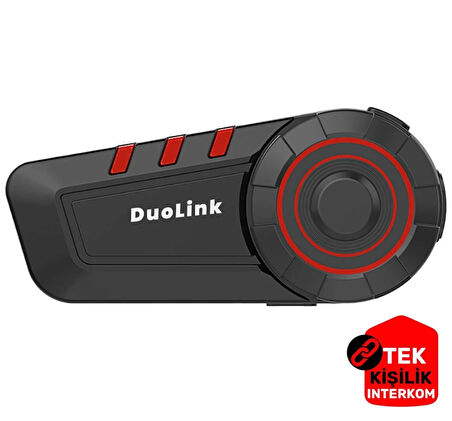 DuoLink X08 Motosiklet Kask İnterkom Bluetooth Intercom Kulaklık Seti