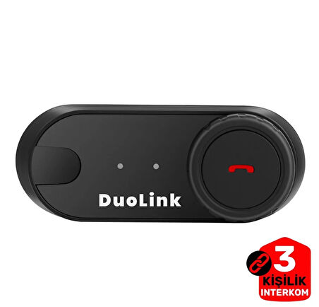 DuoLink X12 VB Motosiklet Kask İnterkom Bluetooth Intercom Kulaklık Seti