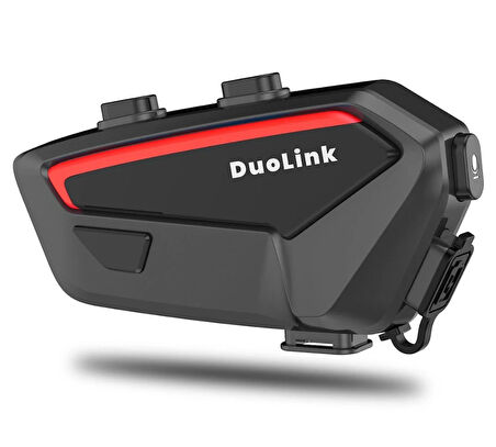DuoLink X02 Motosiklet Kask İnterkom Bluetooth Intercom Kulaklık Seti