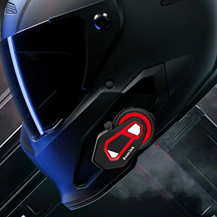 DuoLink X01 PRO Motosiklet Kask İnterkom Bluetooth Intercom Kulaklık Seti