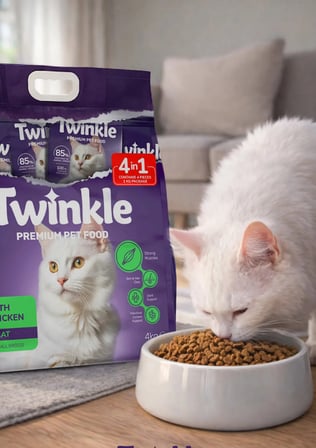 Twinkle Yetişkin Kediler için Tavuklu Tam ve Dengeli Kedi Maması 10 Kg