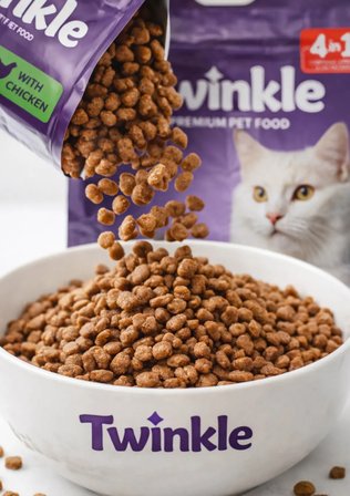 Twinkle Yetişkin Kediler için Balıklı Tam ve Dengeli Kedi Maması 10 Kg