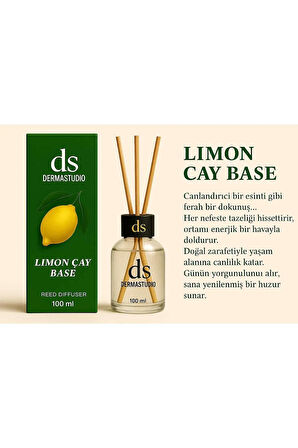 Limon Çay Base Bambu Oda Kokusu 100 ml – Ferah ve Kalıcı Çay Esintisi
