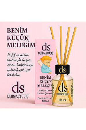 Benim Küçük Meleğim – Pudramsı Bebek Kokusu Premium Bambu Oda Kokusu, 100 ml