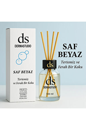 Saf Beyaz – Premium Bambu Oda Kokusu, Sabun ve Pamuk Ferahlığı 100 ml