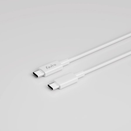 Favro Type-C / Type-C 45W Şarj Kablosu