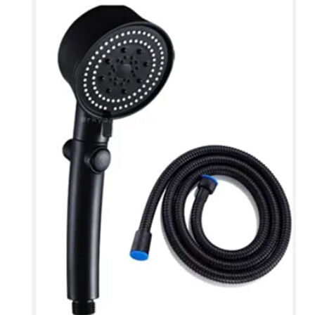 Mucit Home   Turbo Pervaneli 5 Fonksiyonlu Duş Seti - Masaj Fırçalı Duş Başlığı ve 150 cm Hortum