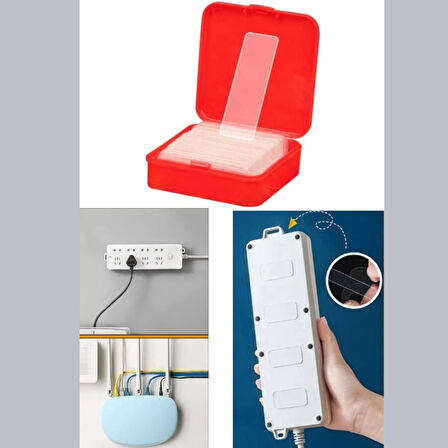 Mucit Home   Çok Amaçlı Çift Taraflı Bant Eşya Sabitleme Bandı 60 adet