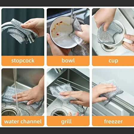 Mucit Home  Çok Fonksiyonlu Çelik Tel Bulaşık
