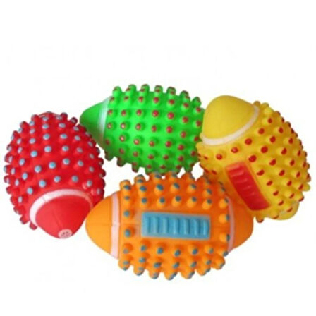 Mucit Home   Sesli Kedi Köpek Isırma Topu Renkli Sesli Diş Kaşıma Pet Oyuncağı