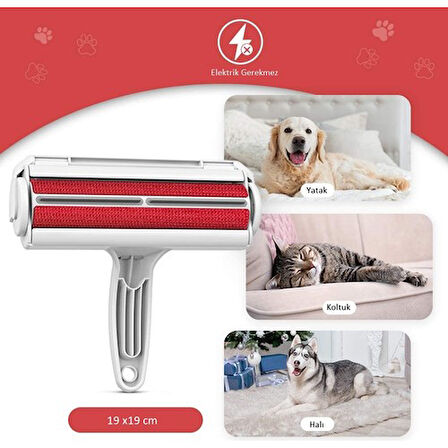 Mucit Home Hazneli Kedi Köpek Evcil Hayvan Kıyafet Elbise Halı Yatak Tüy Temizleyici Toz Toplayıcı