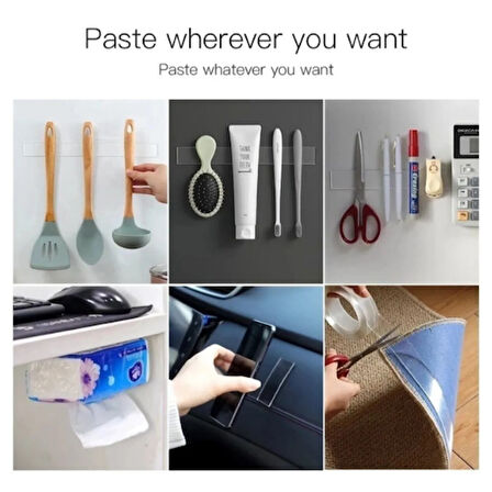 Mucit Home 3 Metre Yüksek Mukavemetli Çift Taraflı Doku Bandı Bant-nano Teknolojili-süper Güçlü Bant