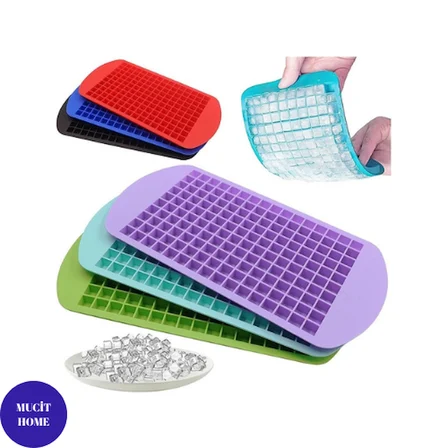 Mucit Home  Esnek Silikon Buz Kabı Mini Buz Kalıbı