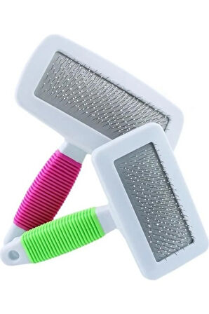 Mucit Home Evcil Hayvan Kedi Köpek Tüy Tarama Kaşıma Fırçası Tarağı Telli Fırça Ped Kedi Köpek Pire Fırçası