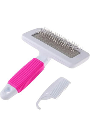 Mucit Home Evcil Hayvan Kedi Köpek Tüy Tarama Kaşıma Fırçası Tarağı Telli Fırça Ped Kedi Köpek Pire Fırçası