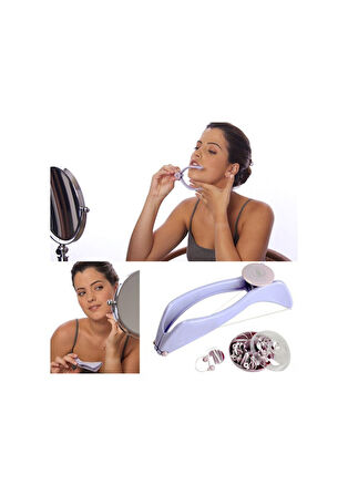 Mucit Home  Ipli Pratik Yüz Kıl Kaş Bıyık Alma Aparatı