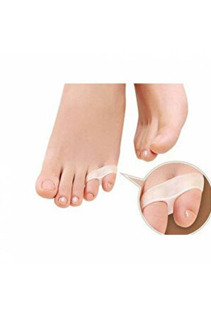 Mucit Home Ayak Serçe Parmak Koruyucu Makaralı 2 Parmağa Geçen Yüzük Nasır