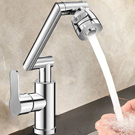 Mucit Home1080 Derece Dönebilen Çok Fonksiyonlu Musluk Batarya 