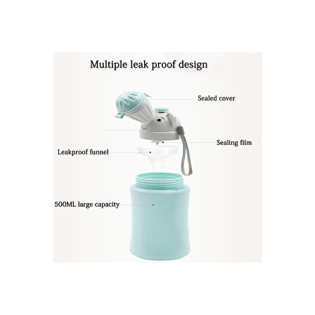 Mucit Home Taşınabilir Seyahat Fil Lazımlık Bardak Erkek Lazımlık