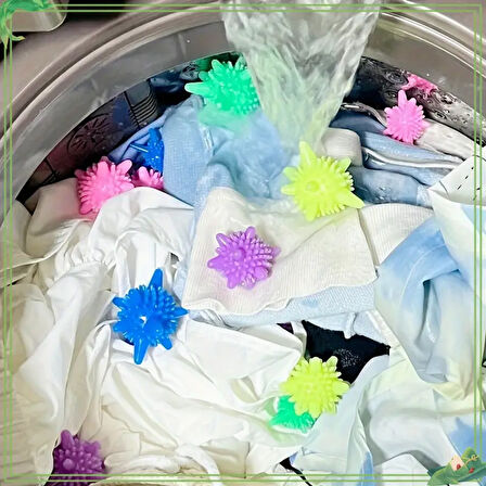 Mucit Home 5 Adet Çamaşır Makine Topu Lekelere Karşı Koruma, Karışıklık Önleme, Düğüm Önleyici