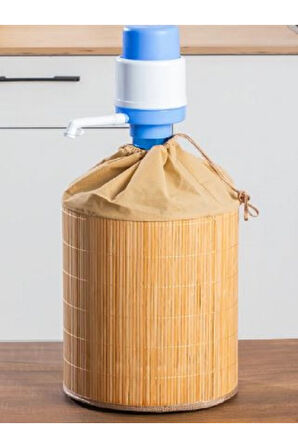 Mucit Home Hasır Damacana Kılıfı Su Sebili Örtüsü