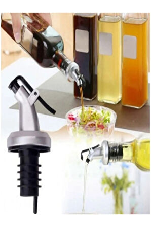 Mucit Home 1 Adet Damlatmaz Kapaklı Şişe Tıpası Sızdırmaz Yağdanlık Ucu Kapağı Tıpası Yağ Şişesi Başlığı