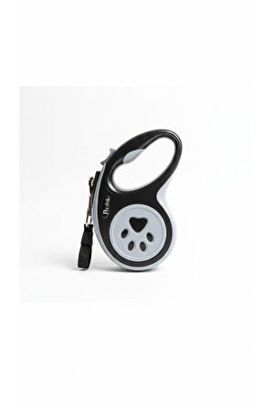 Mucit Home Evcil Hayvan Otomatik Geri Çekilebilir Pati Desenli Gezdirme Tasması 3 Mt