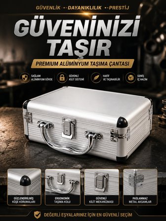 Mucit Home Pro Kutu 6 Parça Elmas Kaplı Panç Seti 20-65 mm Mermer Granit Seramik Delme Panç