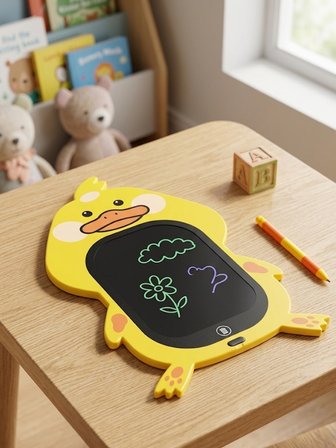 Mucit Home Civciv Sevimli Çocuk Yazı Tableti Kalem Hediyeli 