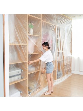 Mucit Home  Yapışkanlı Boya Badana Eşya Koruma Hışır Örtüsü 15 Mt x 180 Cm Boya Muşambası