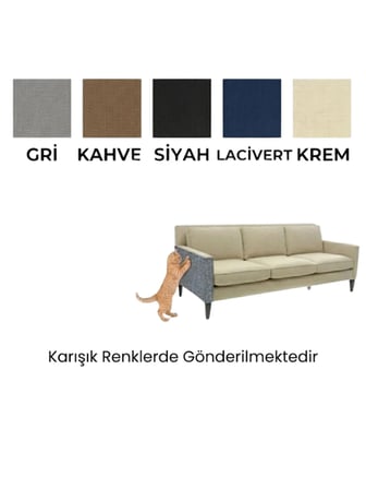 Mucit Home Evcil Hayvan Kendinden Yapışkanlı Koltuk Duvar Yapıştırmalı Tırmalama Halısı