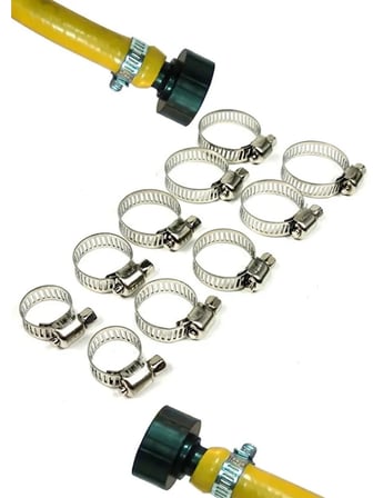 Mucit Home Metal Kelepçe Seti 10 Adet Hortum Boru Sıkma Kelepçesi 18-20-23-25-27 mm