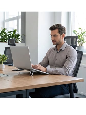 Mucit home Katlanabilir Laptop Standı 1 Çift Mini Notebook Yükseltici Isınmaya Karşı Önlem Standı