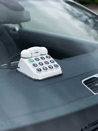 Mucit Home Retro Nostalji Araç İçi Torpido Numaratör Renkli Mini Telefon Numaratör Lüks