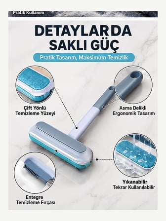 Mucit Home Tüy Toplama Fırçası Kedi Köpek Tüyü Temizleyici Koltuk Halı Tüy Temizleme