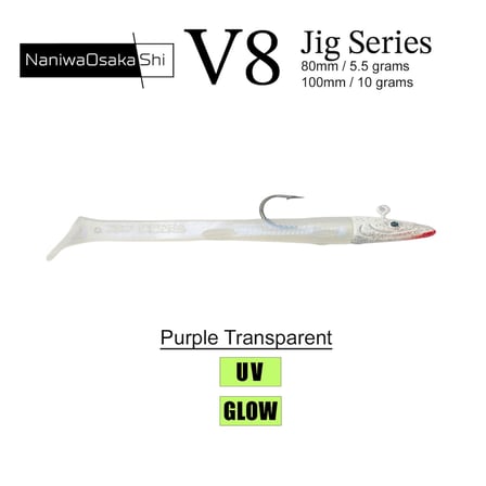 NaniwaOsakaShi V8 Jig Series 8cm 5.5gr Silikon Yem