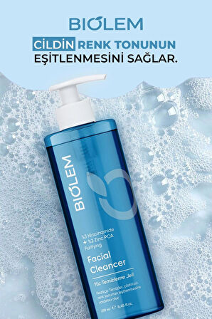 Biolem Nemlendirici, Gözenek .sıkılaştırıcı Temizleyici, Arındırıcı Yüz Temizleme Jeli