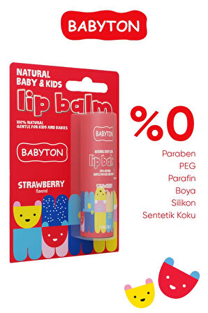 Babyton Doğal Çilekli Dudak Koruyucu