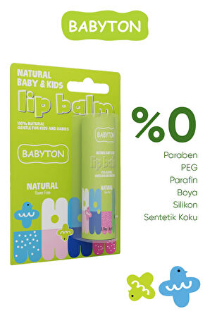 %100 Doğal Doğal Dudak Koruyucu Naturel Bitkisel Lipbalm Kremi Nemlendirici