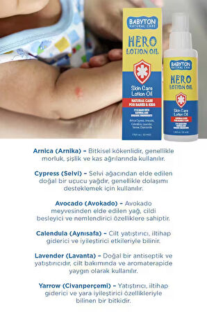 Babyton Hero Losyon Yağ 50 ml