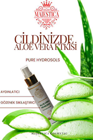 %100 Saf Aloe Vera Suyu & Niacinamide, Aydınlatıcı Ve Gözenek Sıkılaştırıcı Tonik