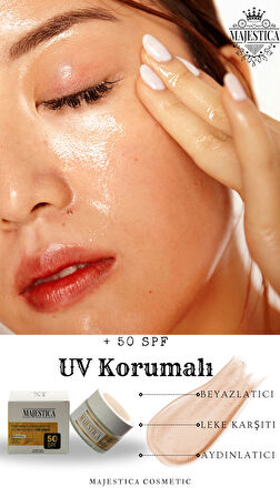 UV Korumalı (SPF 50) Leke Karşıtı, Aydınlatıcı ve Cilt Beyazlatıcı Yüz Krem 50 ml