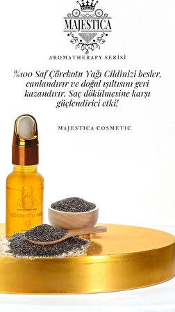 Çörek Otu Yağı 20 ml %100 Saf Ve Doğal, Doğal Cilt Bakımı Ve Bağışıklık Desteği