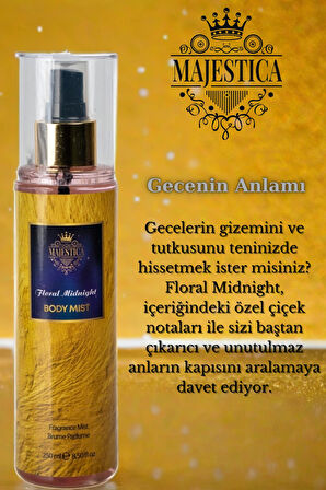 Floral Midnight Vücut Spreyi 250 Ml, Dişil Enerji