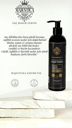 Biotin, Argan, Isırgan Otu Hair Tonic 250 ml, Güçlü ve Sağlıklı Saçlar için