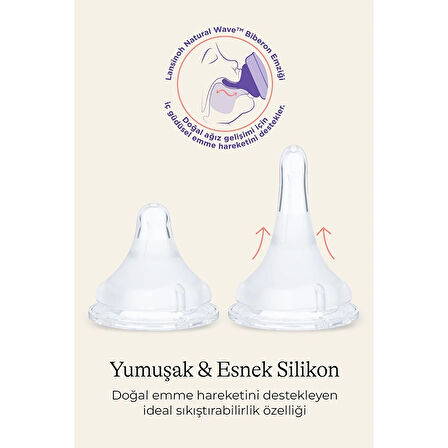 Lansinoh NaturalWave XS Biberon Emziği