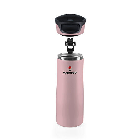 MADMUGS TM-TA-005 Travel Mug Termos Bardak 0,47lt-Pembe