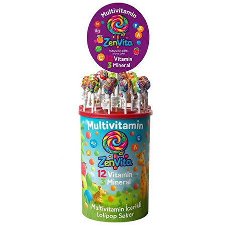 Zenvita Vitaminli Lolipop 150li