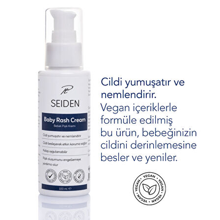 Bebek Pişik Önleyici Ve Onarıcı Bakım Kremi Vegan 100 ml