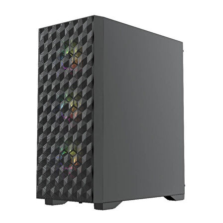 FAZEON F6 650W 80+ Bronze Tempered Glass Mesh 4x ARGB Fanlı USB 3.0 ATX Bilgisayar Kasası